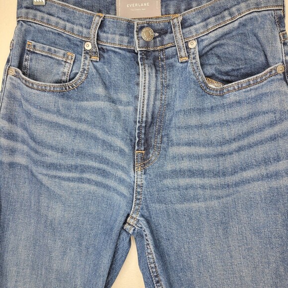 Women's Everlane The Cheeky Crop Jeans in Medium Wash Blue size 27 - Picture 3 of 8